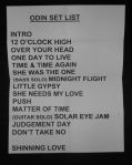 odin setlist