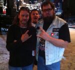 Eric AK and I being photo-bombed by Mike Gilbert